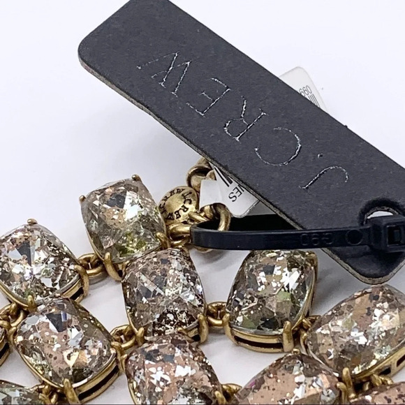 J. Crew Crystal Bronze Finish Gold Necklace NWT - Picture 6 of 6